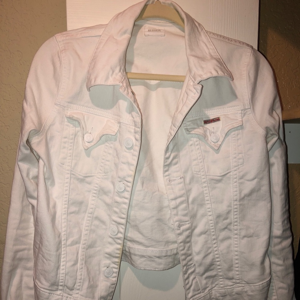 Hudson White denim jacket